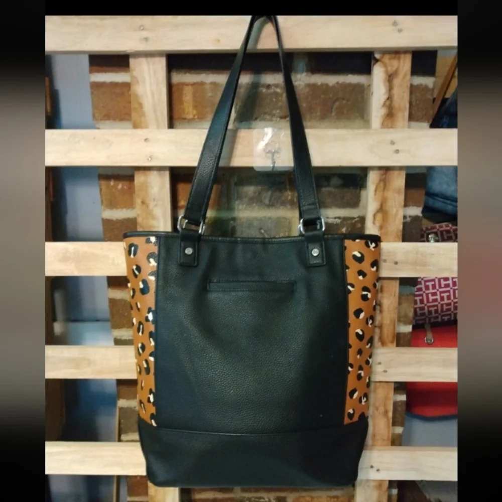 Thirty-One Colorblock Tote GUC - Picture 2 of 7